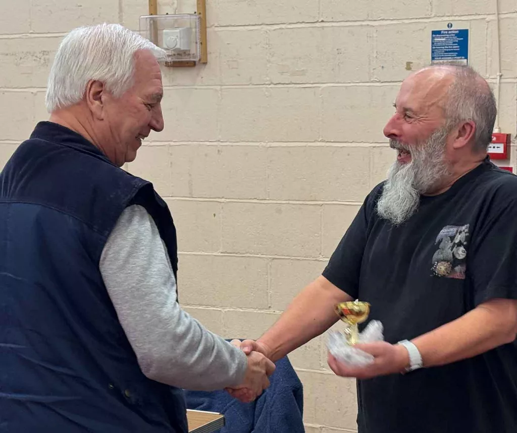 Jim P wins Club 500 award